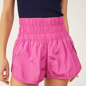 FP Movement The Way Home Shorts Pink Vivacious Violet High Rise Lined Size Small